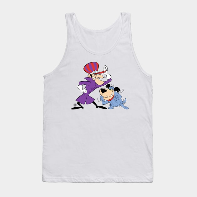 Funny Cartoon Bad Guys Tank Top by markscartoonart62